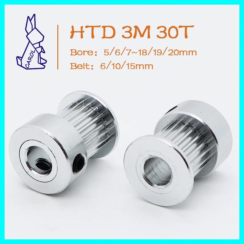 HTD 3M Ÿ̹  , ʺ 6, 10, 15mm Ʈ , 3M  Ÿ̹ Ʈ, 30T  , 5/6/7  18/19/20mm